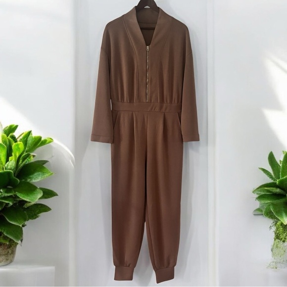 Dusty Rose Jogger Jumpsuit NWOT - Picture 2 of 5